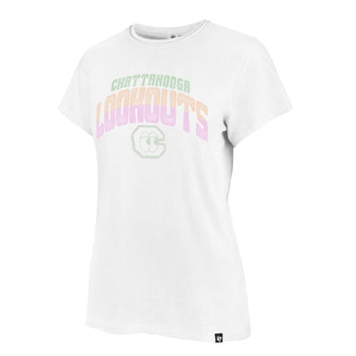 Chattanooga Lookouts Ladies White Wash Far Out Frankie Tee