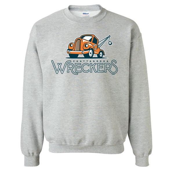 Chattanooga Lookouts Primary Logo Wreckers Crewneck