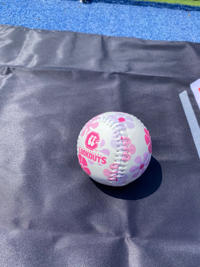 Chattanooga Lookouts Pink Primary Logo Baseball