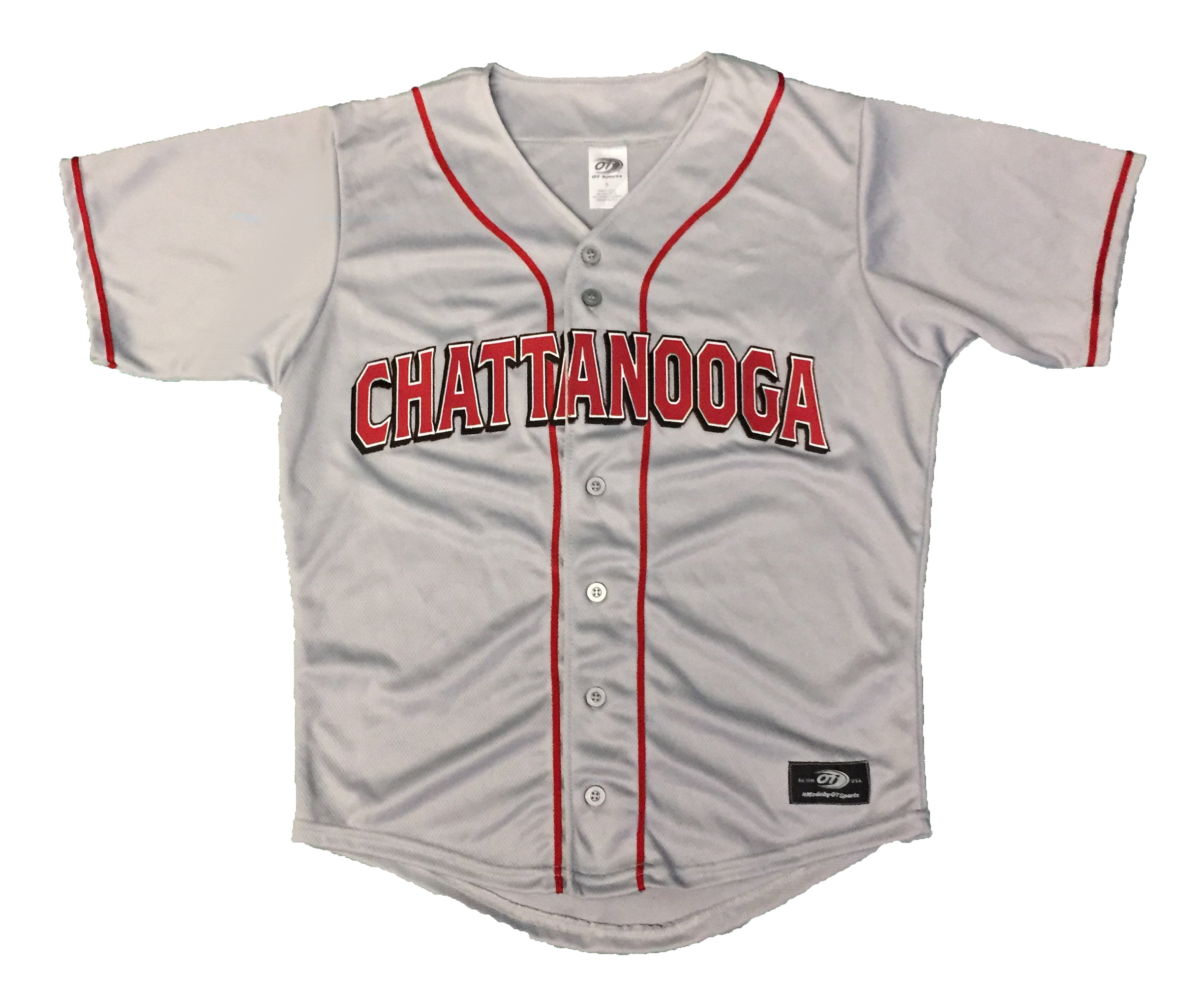 OT Sports Chattanooga Lookouts Men's Road Replica Jersey 2XL / Yes +