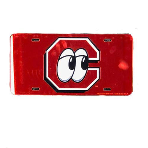 Chattanooga Lookouts License Plate C Logo w/Eyes Plate